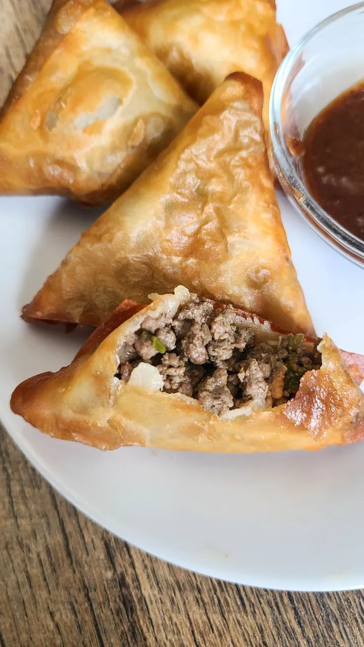 Beef Samosa at Spice Avenue in Calgary, AB